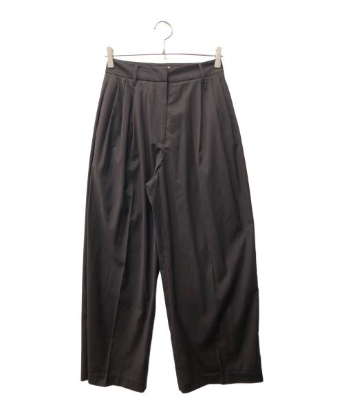 TODAYFUL（トゥデイフル）TODAYFUL (トゥデイフル) Lightweight Tuck Trousers ブラウン サイズ:SIZE 36の古着・服飾アイテム