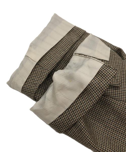 journal standard L'essage（ジャーナルスタンダード レサージュ）journal standard L'essage (ジャーナルスタンダード レサージュ) チェック/ヘリンボンジャケット ブラウン サイズ:36の古着・服飾アイテム