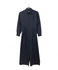 MM6 Maison Margiela（エムエムシックスメゾンマルジェラ）の古着「ストライプジャンプスーツ」｜ネイビー