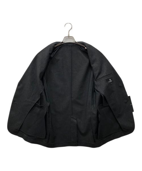 BLACK LABEL CRESTBRIDGE（ブラックレーベル クレストブリッジ）BLACK LABEL CRESTBRIDGE (ブラックレーベル クレストブリッジ) デニムライクカラミジャケット グレー サイズ:SIZE Lの古着・服飾アイテム
