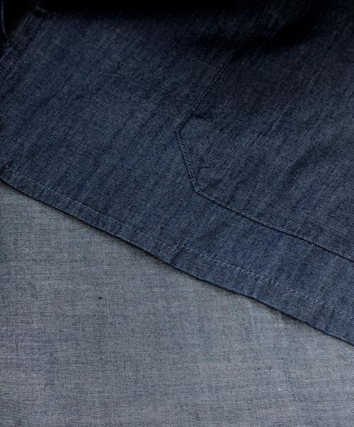 UNITED ARROWS（ユナイテッドアローズ）UNITED ARROWS (ユナイテッドアローズ) シングル2ボタンデニムホスピタルジャケット ネイビー サイズ:SIZE Mの古着・服飾アイテム