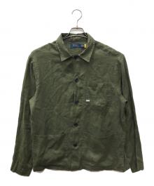 POLO RALPH LAUREN（ポロ・ラルフローレン）の古着「リネンカバーオール」｜カーキ