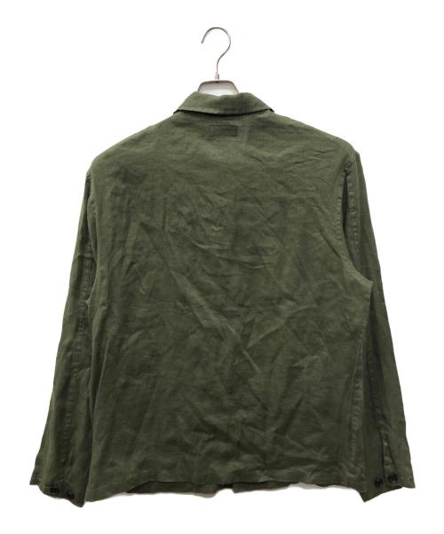 POLO RALPH LAUREN（ポロ・ラルフローレン）POLO RALPH LAUREN (ポロ・ラルフローレン) リネンカバーオール カーキ サイズ:SIZE Ⅿの古着・服飾アイテム