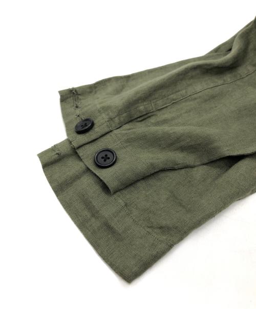 POLO RALPH LAUREN（ポロ・ラルフローレン）POLO RALPH LAUREN (ポロ・ラルフローレン) リネンカバーオール カーキ サイズ:SIZE Ⅿの古着・服飾アイテム
