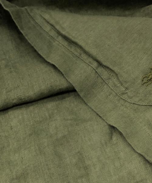 POLO RALPH LAUREN（ポロ・ラルフローレン）POLO RALPH LAUREN (ポロ・ラルフローレン) リネンカバーオール カーキ サイズ:SIZE Ⅿの古着・服飾アイテム