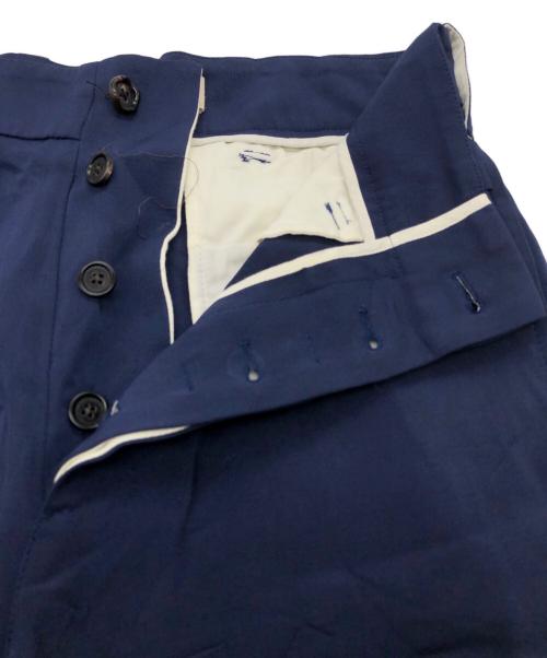 MARNI（マルニ）MARNI (マルニ) シンチバックパンツ ネイビー サイズ:SIZE 36の古着・服飾アイテム