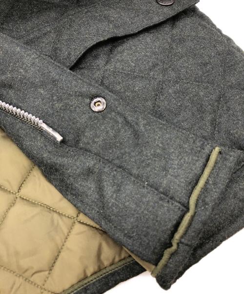 Barbour（バブアー）Barbour (バブアー) SHIPS (シップス) 別注BEDALE キルティングジャケット グレー サイズ:36の古着・服飾アイテム
