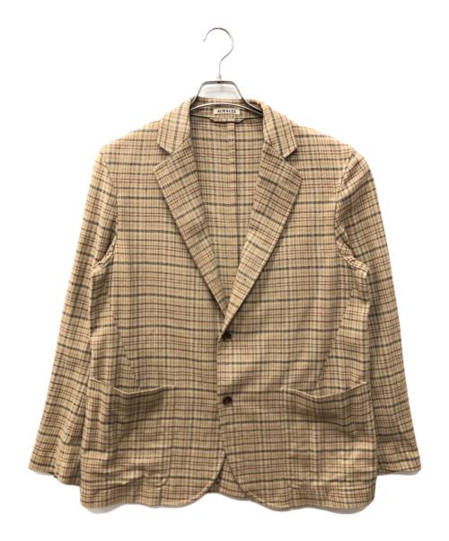 AURALEE（オーラリー）AURALEE (オーラリー) SILK SUMMER TWEED JACKET ベージュ サイズ:SIZE 5の古着・服飾アイテム
