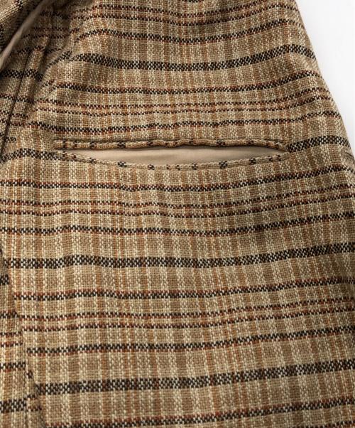 AURALEE（オーラリー）AURALEE (オーラリー) SILK SUMMER TWEED JACKET ベージュ サイズ:SIZE 5の古着・服飾アイテム
