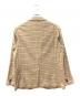 AURALEE (オーラリー) SILK SUMMER TWEED JACKET ベージュ サイズ:SIZE 5：25000円