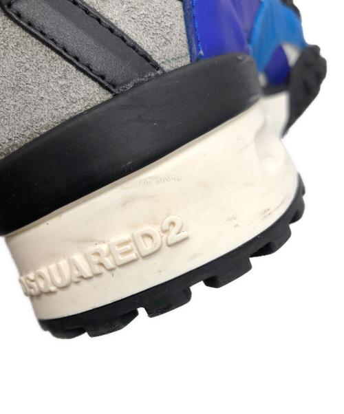 DSQUARED2（ディースクエアード）DSQUARED2 (ディースクエアード) ローカットスニーカー グレー×マルチカラー サイズ:SIZE 43の古着・服飾アイテム