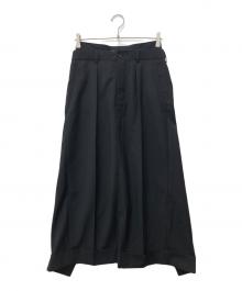 JUNYA WATANABE COMME des GARCONS（(ジュンヤワタナベ コムデギャルソン）の古着「TROUSERS SKIRT」｜ブラック