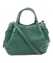 Kate Spade（ケイトスペード）の古着「ダンプリング スモール サッチェル 2WAYバッグ」｜グリーン