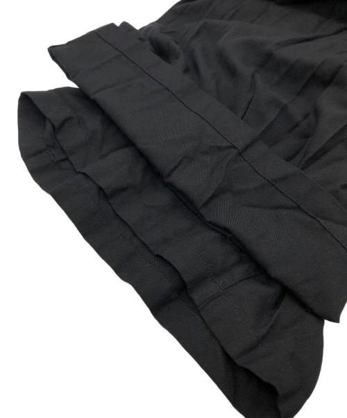 B Yohji Yamamoto（ビーヨウジヤマモト）B Yohji Yamamoto (ビーヨウジヤマモト) ハイウエストワイドパンツ ブラック サイズ:SIZE 1の古着・服飾アイテム