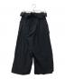 B Yohji Yamamoto (ビーヨウジヤマモト) ハイウエストワイドパンツ ブラック サイズ:SIZE 1：18000円