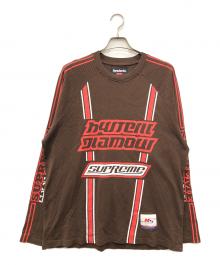 SUPREME×Hysteric Glamour（シュプリーム×ヒステリックグラマー）の古着「Mesh L/S Top」｜ブラウン