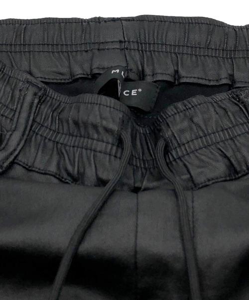 MLVINCE（メルヴィンス）MLVINCE (メルヴィンス) エコレザーカーゴパンツ ブラック サイズ:SIZE 34の古着・服飾アイテム