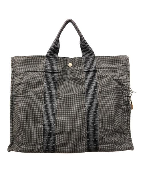 HERMES（エルメス）HERMES (エルメス) エールライントートMM グレーの古着・服飾アイテム