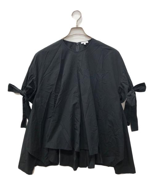 ENFOLD（エンフォルド）ENFOLD (エンフォルド) SLIT RANDOM－HEM PULLOVER ブラック サイズ:38の古着・服飾アイテム