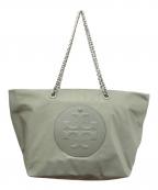 TORY BURCHトリーバーチ）の古着「エラ チェーントートバッグ」｜グリーン