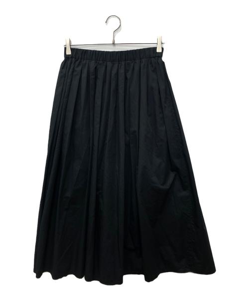 EVERYDAY I LIKE.（エヴリデイ アイ ライク）EVERYDAY I LIKE. (エヴリデイ アイ ライク) Cotton Dramatic ギャザースカート ブラック サイズ:SIZE FREEの古着・服飾アイテム