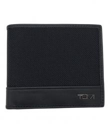 TUMI（トゥミ）の古着「GBL WALLET W/ COIN POCKET 2つ折り財布/グローバル・ウォレット・ウィズ・コイン・ポケット」｜ブラック