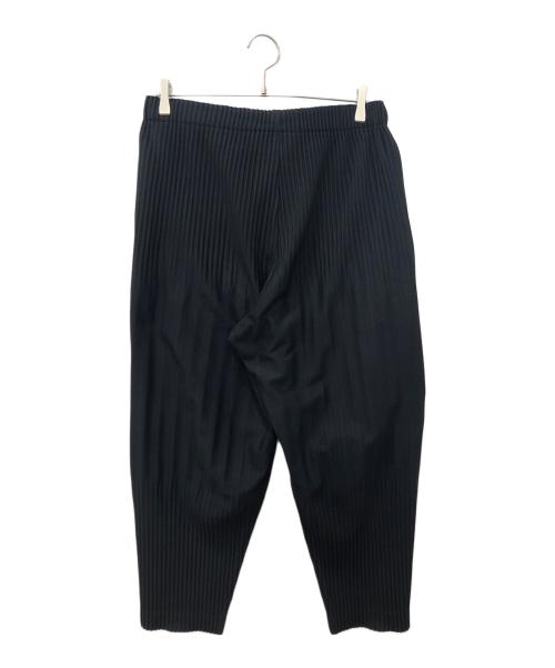 HOMME PLISSE ISSEY MIYAKE（オム プリッセ イッセイ ミヤケ）HOMME PLISSE ISSEY MIYAKE (オム プリッセ イッセイ ミヤケ) BASICS消しプリーツパンツ ブラック サイズ:SIZE 2の古着・服飾アイテム