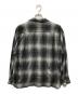 WACKO MARIA (ワコマリア) レーヨンオンブレチェックシャツ グレー×カーキ サイズ:S：27000円