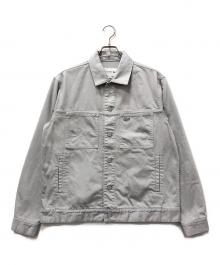 LACOSTE（ラコステ）の古着「ボックスカラーデニムジャケット」｜グレー