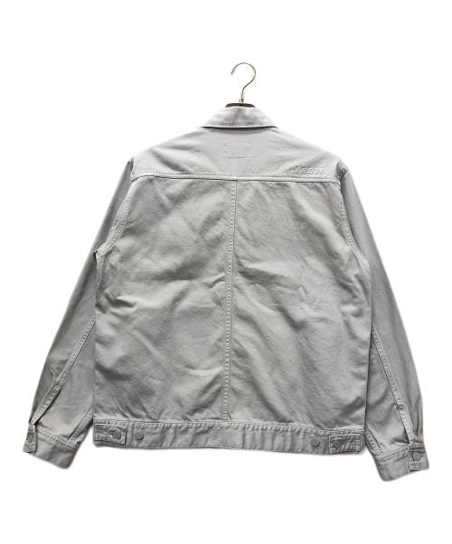 LACOSTE（ラコステ）LACOSTE (ラコステ) ボックスカラーデニムジャケット グレー サイズ:48 未使用品の古着・服飾アイテム