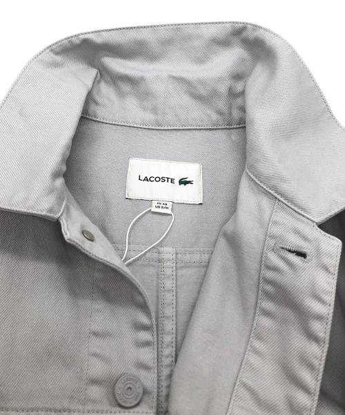 LACOSTE（ラコステ）LACOSTE (ラコステ) ボックスカラーデニムジャケット グレー サイズ:48 未使用品の古着・服飾アイテム