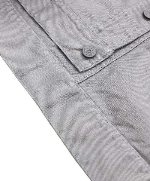 LACOSTE（ラコステ）LACOSTE (ラコステ) ボックスカラーデニムジャケット グレー サイズ:48 未使用品の古着・服飾アイテム