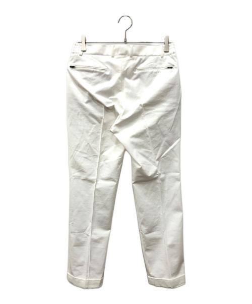 movb（モーヴ）movb (モーヴ) Duplex Cotton Jersey フレックスモーショントラベルスラックス ホワイト サイズ:SIZE 46の古着・服飾アイテム