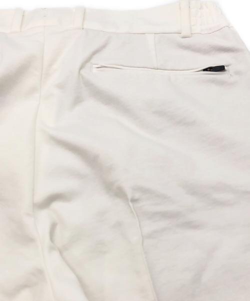 movb（モーヴ）movb (モーヴ) Duplex Cotton Jersey フレックスモーショントラベルスラックス ホワイト サイズ:SIZE 46の古着・服飾アイテム