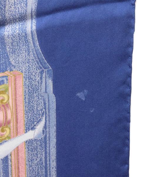HERMES（エルメス）HERMES (エルメス) カレ90 シルクスカーフ AZVLEJOS ブルー サイズ:下記参照の古着・服飾アイテム