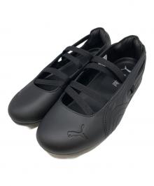 PUMA（プーマ）の古着「スピードキャット バレエ レザー スニーカー」｜ブラック