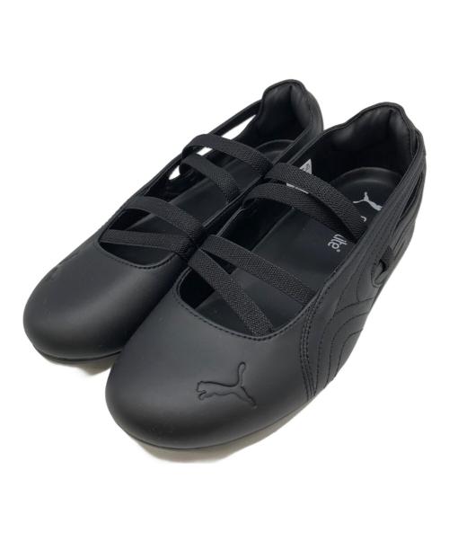 PUMA（プーマ）PUMA (プーマ) スピードキャット バレエ レザー スニーカー ブラック サイズ:23.5の古着・服飾アイテム