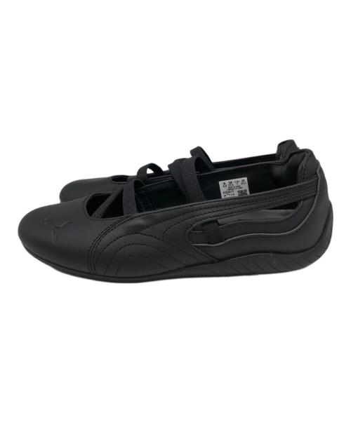 PUMA（プーマ）PUMA (プーマ) スピードキャット バレエ レザー スニーカー ブラック サイズ:23.5の古着・服飾アイテム
