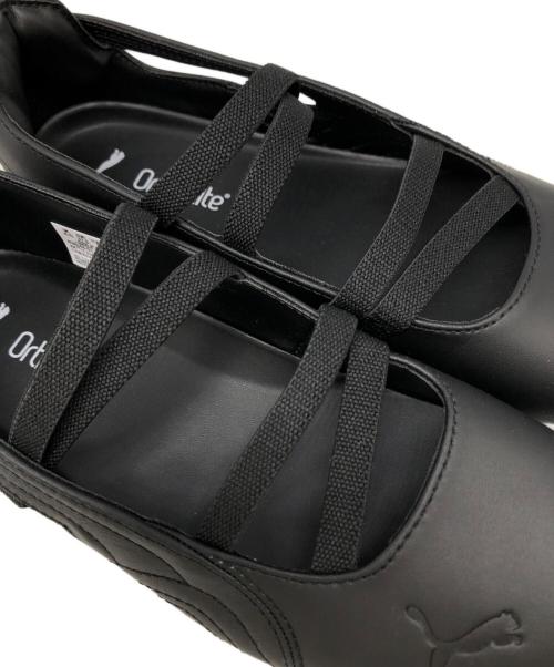 PUMA（プーマ）PUMA (プーマ) スピードキャット バレエ レザー スニーカー ブラック サイズ:23.5の古着・服飾アイテム