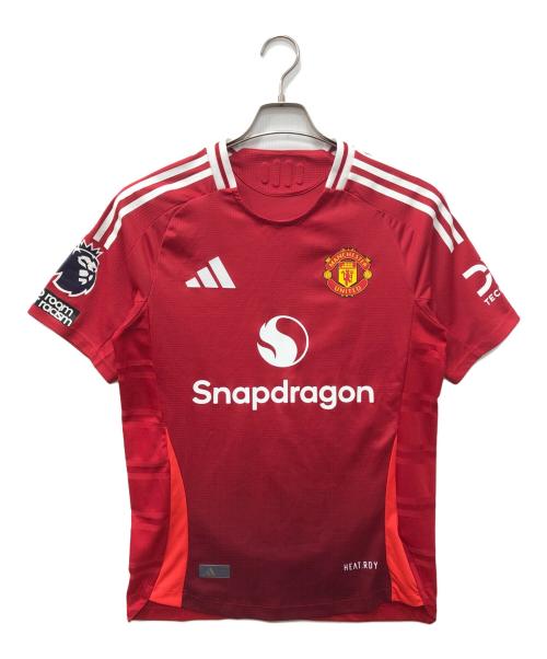 adidas（アディダス）adidas (アディダス) マンチェスターユナイテッド ゲームシャツ レッド サイズ:SIZE Mの古着・服飾アイテム