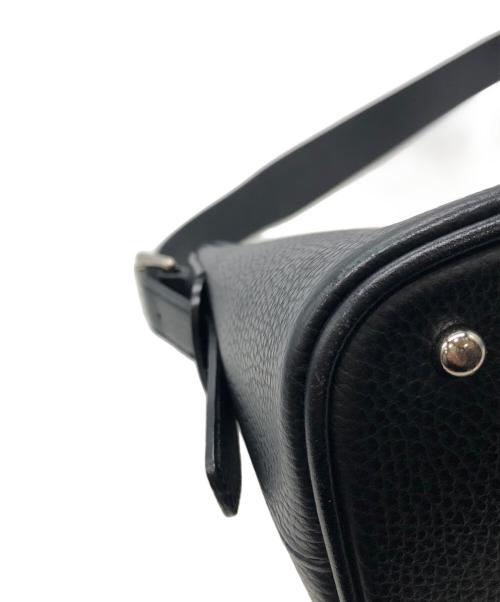 BURBERRY（バーバリー）BURBERRY (バーバリー) ライナーノバチェックレザーワンショルダーバッグ ブラック サイズ:下記参照の古着・服飾アイテム