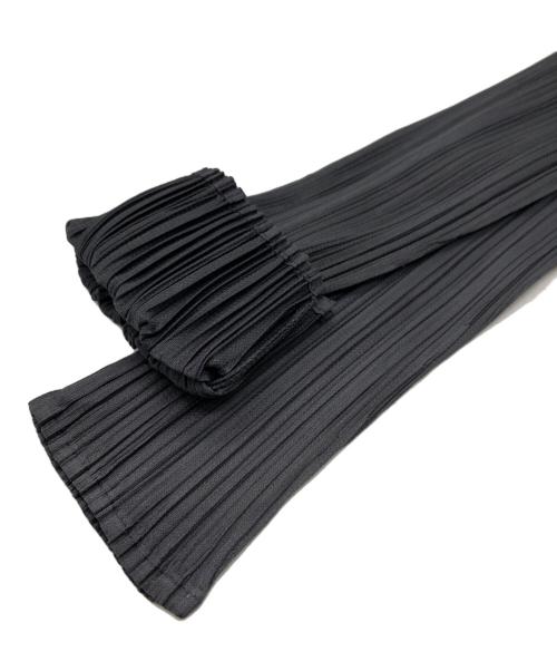 PLEATS PLEASE（プリーツプリーズ）PLEATS PLEASE (プリーツプリーズ) プリーツハイネックカットソー グレー サイズ:SIZE 3の古着・服飾アイテム