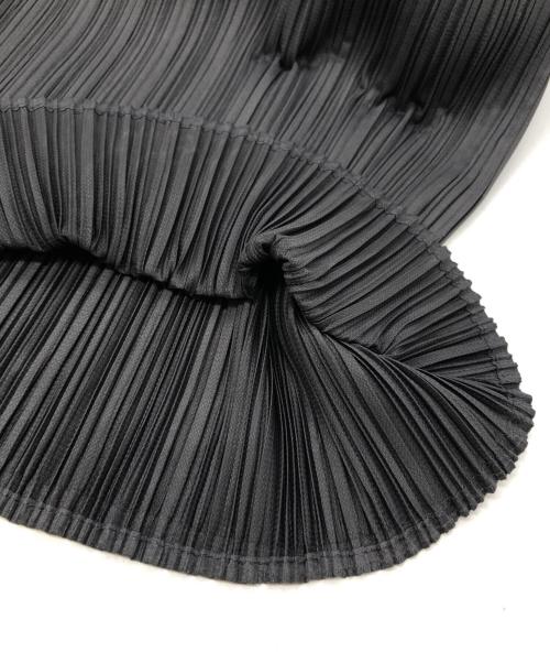 PLEATS PLEASE（プリーツプリーズ）PLEATS PLEASE (プリーツプリーズ) プリーツハイネックカットソー グレー サイズ:SIZE 3の古着・服飾アイテム