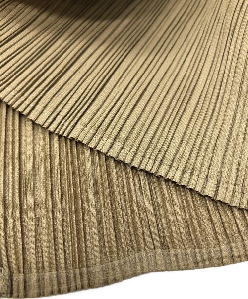 PLEATS PLEASE（プリーツプリーズ）PLEATS PLEASE (プリーツプリーズ) プリーツトッパーカーディガン グリーン サイズ:SIZE 3の古着・服飾アイテム