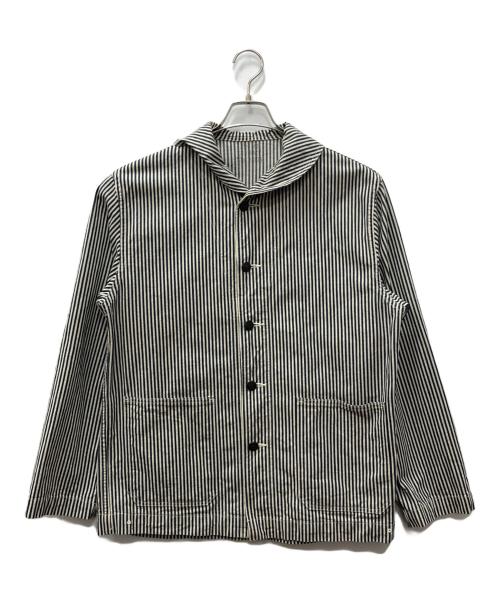 BUZZ RICKSON'S（バズリクソンズ）BUZZ RICKSON'S (バズリクソンズ) WWII ヒッコリーストライプ カバーオール ホワイト×ネイビー サイズ:SIZE 40の古着・服飾アイテム