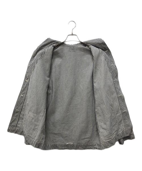 BUZZ RICKSON'S（バズリクソンズ）BUZZ RICKSON'S (バズリクソンズ) WWII ヒッコリーストライプ カバーオール ホワイト×ネイビー サイズ:SIZE 40の古着・服飾アイテム