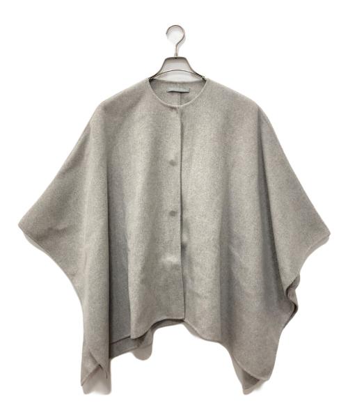 theory luxe（セオリーリュクス）theory luxe (セオリーリュクス) STELLA ウール×カシミヤ 2WAYケープコート グレー サイズ:38の古着・服飾アイテム