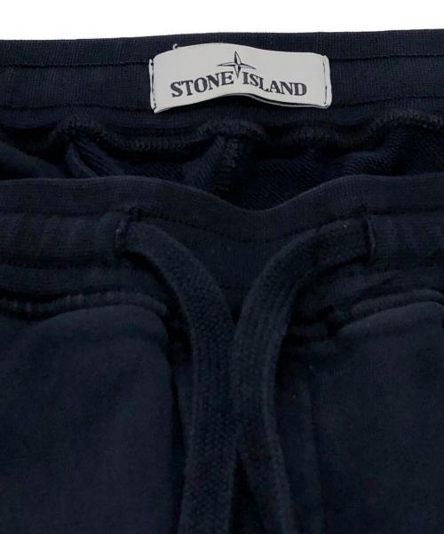 STONE ISLAND（ストーンアイランド）STONE ISLAND (ストーンアイランド) スウェットハーフパンツ ネイビー サイズ:SIZE Lの古着・服飾アイテム