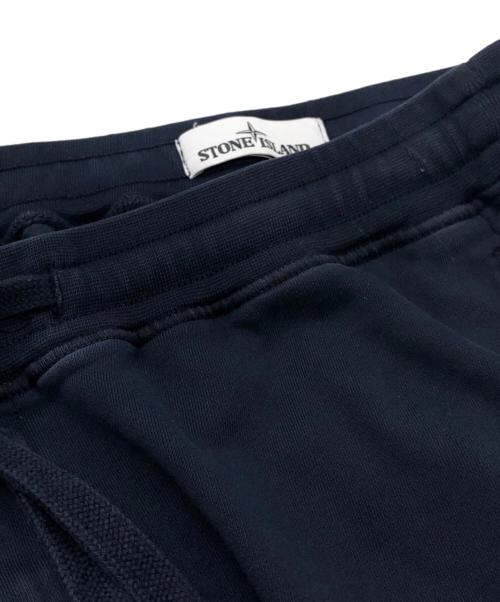 STONE ISLAND（ストーンアイランド）STONE ISLAND (ストーンアイランド) スウェットハーフパンツ ネイビー サイズ:SIZE Lの古着・服飾アイテム