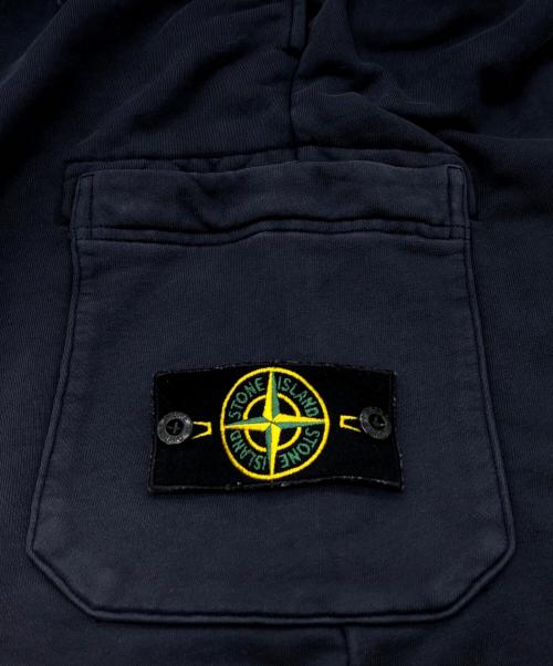 STONE ISLAND（ストーンアイランド）STONE ISLAND (ストーンアイランド) スウェットハーフパンツ ネイビー サイズ:SIZE Lの古着・服飾アイテム